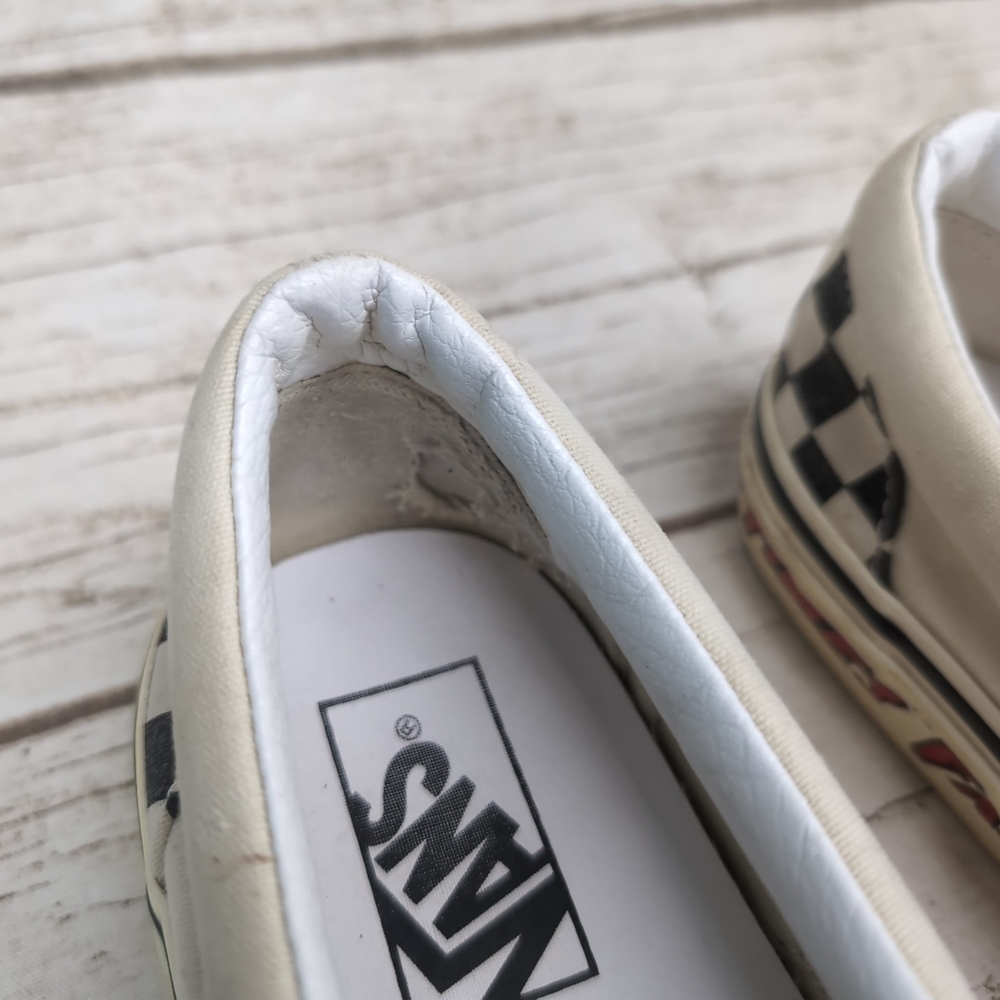 Vans Classic Checkerboard X Fast Times At Ridgemont High Slip On  Men 9 Wmn 10.5 - Picture 4 of 11